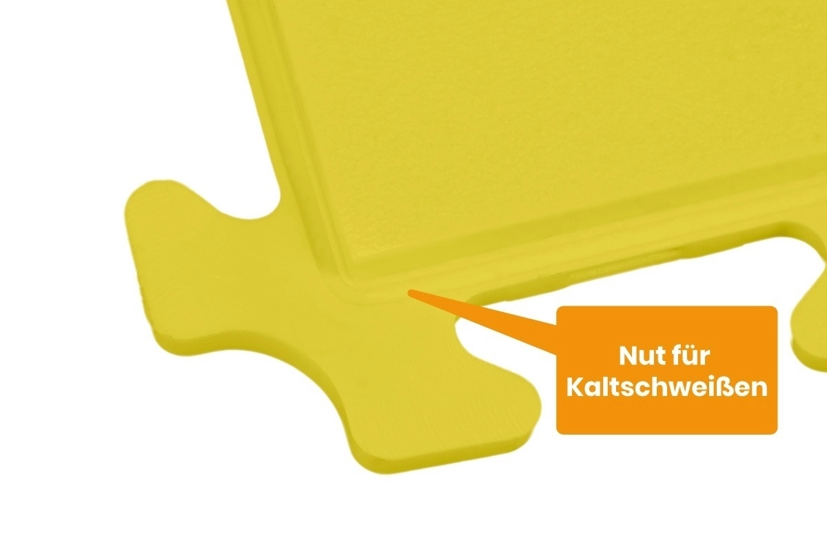 PVC Klickfliese Wasserdicht Gelb