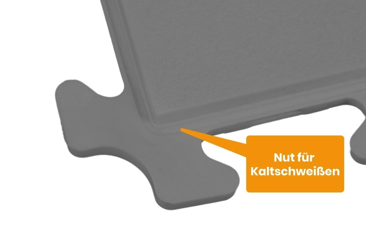 PVC Klickfliese Wasserdicht Anthrazit | 12,90 &euro;