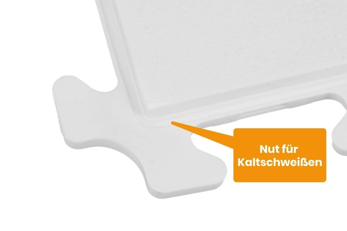 PVC Klickfliese Wasserdicht Weiß | 12,90 &euro;